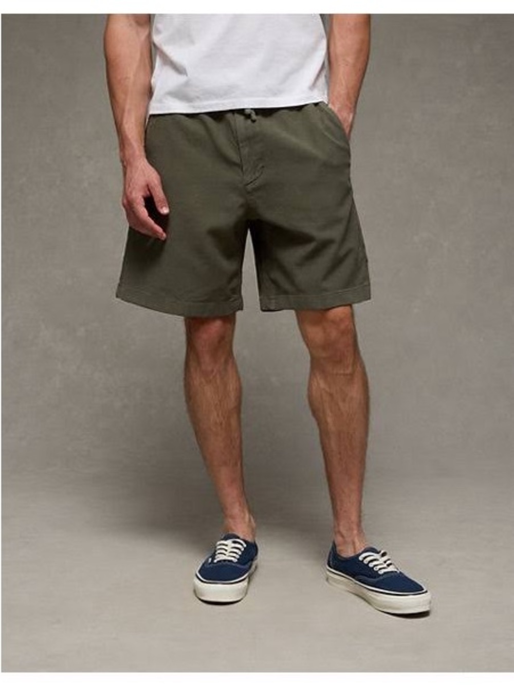 American Eagle Outfitters Olive Green Flat Front Men's Shorts